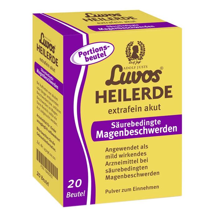 Luvos - Heilerde extrafein akut surebedinge Magenbeschwerden - 20 Beutel  6,5 g