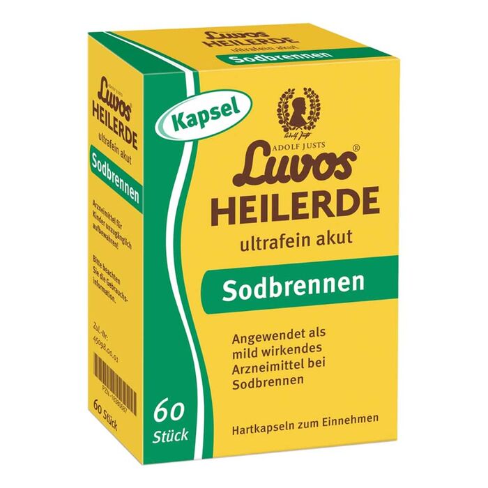 Luvos - Heilerde ultrafein akut Sodbrennen - 60 Kapseln