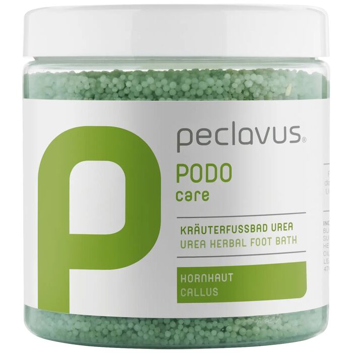 peclavus PODOcare - Kruterfubad Urea 500g - raue, trockene Haut