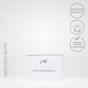 CNC Cosmetics - aesthetic world sheet mask sebubalance -...
