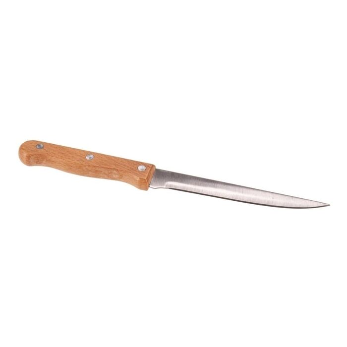 Davartis - Speckmesser - Holzgriff aus Buche & glatte Klinge - 22cm