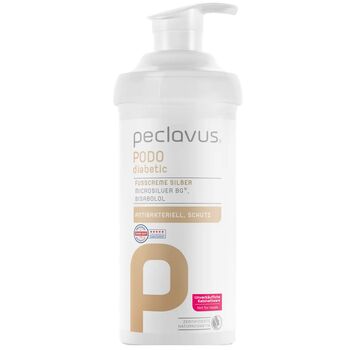 peclavus PODOdiabetic - Fußcreme Silber - 500ml