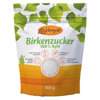Birkengold - Xylit aus Birken - 500g Birkenzucker