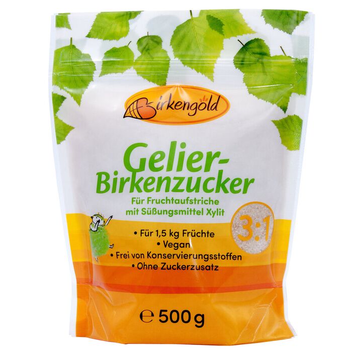 Birkengold - Gelier-Birkenzucker - 500g Xylit fr Fruchtaufstriche