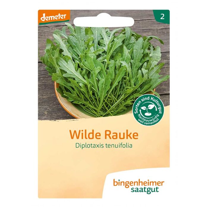 Bingenheimer Saatgut - Bio Wilde Rauke Diplotaxis tenuifolia - 0,3g Demeter