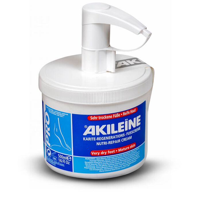 Akileine - Nutri-Repair Karit Regenerations Fucreme fr trockene Fe - 500ml