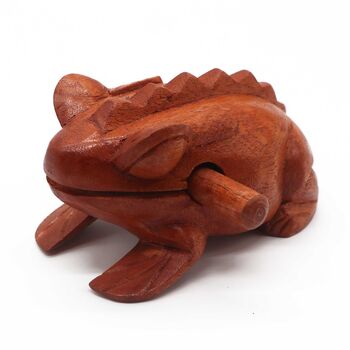 Davartis - Groer krchzender Frosch aus Holz