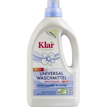 AlmaWin / Klar - Universal Waschmittel 1500ml - Waschnuss...