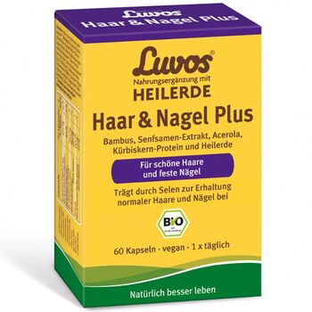 Luvos - Bio Haar & Nagel Plus - 60 Kapseln Vegan