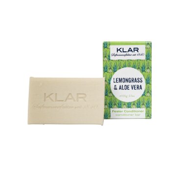 KLAR Seifenmanufaktur - fester Conditioner Lemongrass...