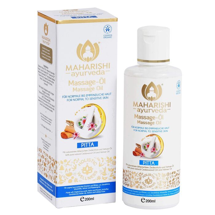 Maharishi Ayurveda - Massageöl kbA PITTA 200ml - normale, empfindliche Haut